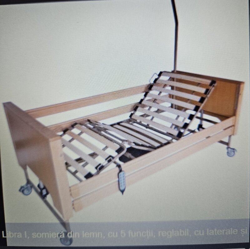 Vand pat electric medical Libra pentru bolnavi, cu 5 functii